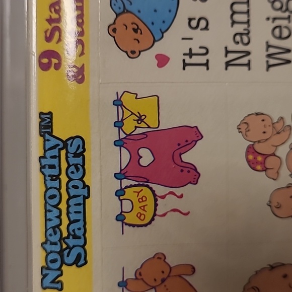 NIP For the New Baby Rubber Stamps - Picture 5 of 16